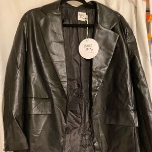 Princess Polly Leather Blazer
